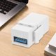 thumbnail image 2 of USB 3.0 Keystone Jack Inserta Adaptador Conector A (blanco), 2 of 6