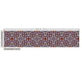 thumbnail image 2 of Ambesonne Geometric Fabric by the Yard Upholstery, Retro Mesh Composition, 2 Yards, Orange Lavender, 2 of 4