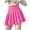 Hot Pink, variant on Midi Skirts for Women Girls Solid Pleated Skirt Basic Skirt Aline Design Skirt Womens Clothes Black L