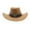 Khaki, variant on Men's Cowboy Hat Leather Cowboy Hat Coffee Hats Fun Hats M