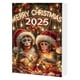 thumbnail image 2 of Calendario de cuenta regresiva para Navidad 2025, bonita decoración acrílica, caja de regalo para familiares y amigos., 2 of 5