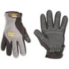 2075L LG GR/BLK FLEECE GLOVE