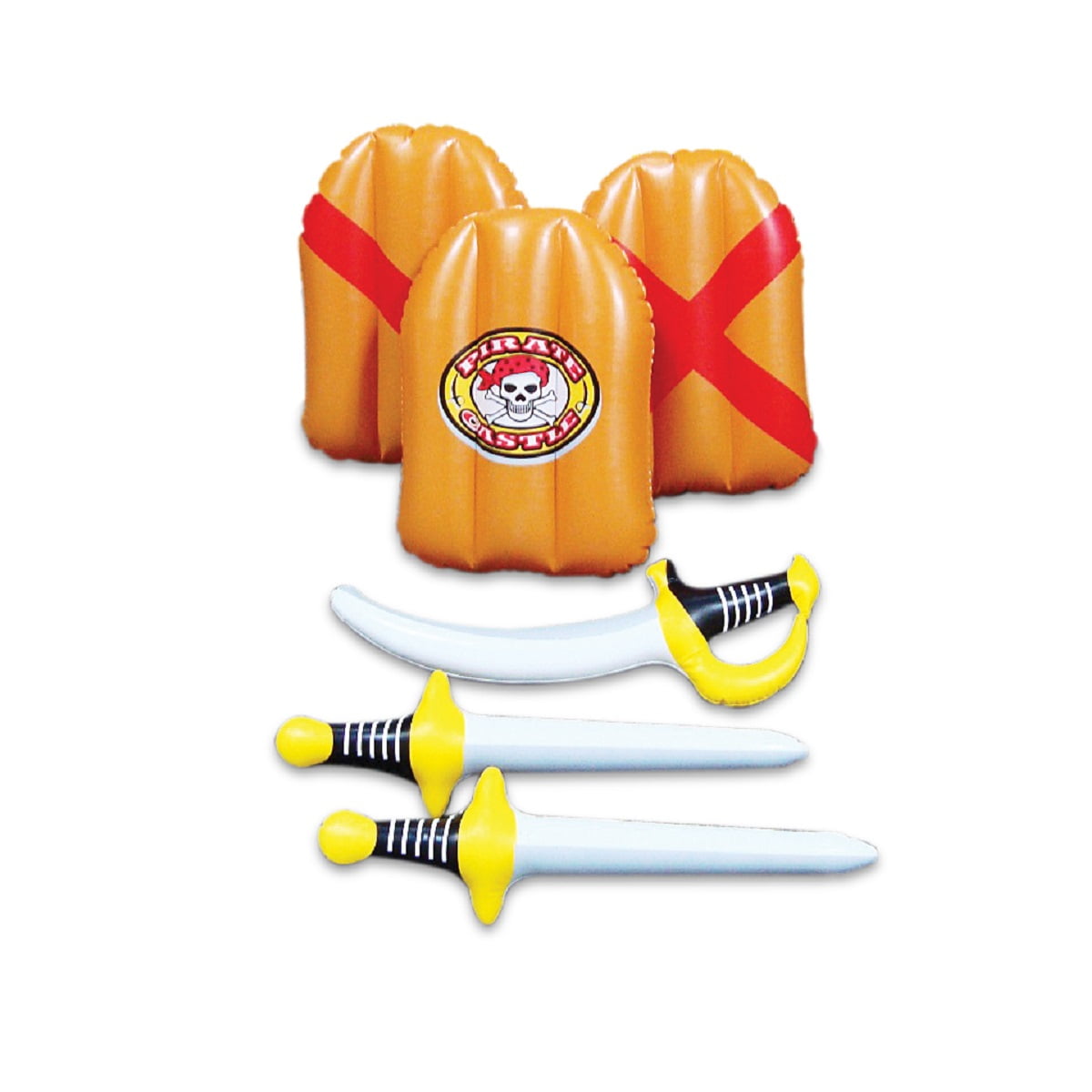 Swimline Vinyl Pirate Inflatable Play Center Pool Float, Multicolor
