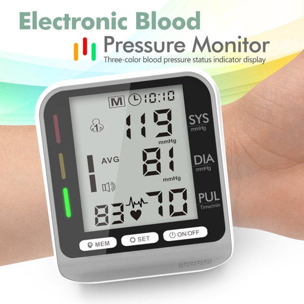 HOTBEST Digital Wrist Electronic Sphygmomanometer Intelligent Blood