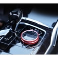 thumbnail image 6 of Sports Red Anodized Aluminum iDrive Multimedia Control Surrounding Ring Decoration For 2019-up G20 3 Series G22 4 Series G26 i4, 6 of 9