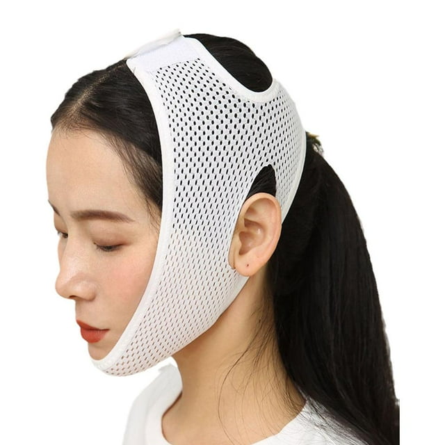 Adjustable V-Shaped Face Slimming Strap For Lifting And Tightening Skin Friendly Breathable Material