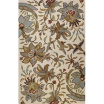 Bashian Valencia Wallace 7'6" x 9'6" Area Rug in Ivory