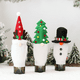 thumbnail image 3 of Christmas Gnome Wine Bottle Dust Cover Santa Wine Bottle Cover Christmas Decoration for Home Navidad 2022 Dinner Table Decor, 3 of 5
