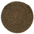 thumbnail image 5 of Colonial Mills 9' x 12' Brown Solid Handmade Braided Oval Area Throw Rug, 5 of 5