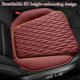 thumbnail image 4 of Cojín para Asiento de Coche Transpirable de Cuero Perforado para las Cuatro Estaciones, Rojo MNFD, 4 of 6
