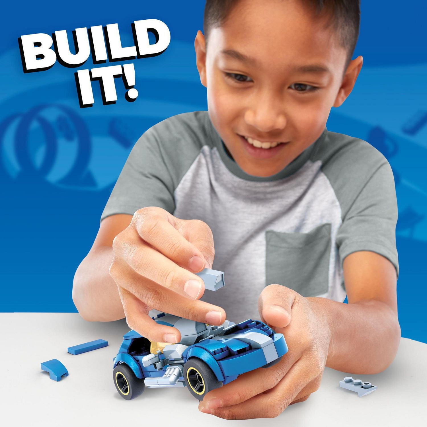Mega Construx Hot Wheels Twin Mill Construction Set, Building Toys for Kids - 111 Pieces