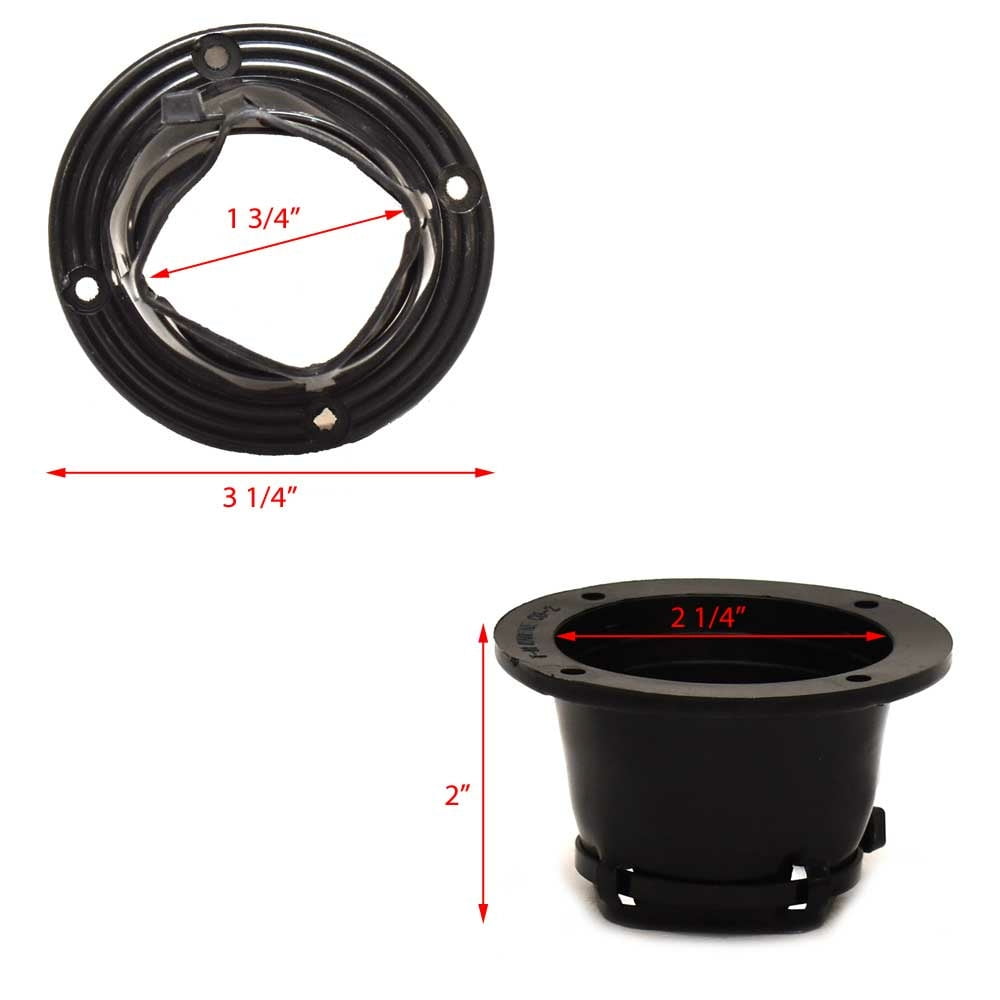 Buy TH Marine Boat Cable Boot CB2 Cobalt Black Rubber 2 Inch Online