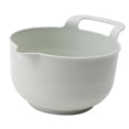 thumbnail image 1 of Cuenco para ensalada, cuenco para mezclar, fácil de limpiar, para uso alimentario, base antideslizante, duradero, práctico, vajilla versátil con 2 litros, 1 of 8
