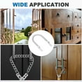 thumbnail image 6 of Uxcell Door Chain, (5.9 Inch, Silver) (1Pcs)Alloy Steel Transom Door Chain for Transom Windows/Cabinet/Homes Fence/Furniture, 6 of 6