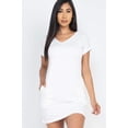 thumbnail image 4 of Short Cap Sleeve Pocket Mini T Shirt Dress, 4 of 11