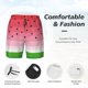 thumbnail image 3 of Fotbe Watermelon Traje de Baño para Hombre – Shorts de Natación de Secado Rápido con Forro y Bolsillos-Medium, 3 of 6