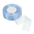 thumbnail image 1 of Unique Bargains 4cm 50 Yard Sheer Organza Ribbon Chiffon Fabric Gift Wrapping, Turquoise, 1 of 6