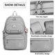 thumbnail image 3 of Mochilas para ordenador portátil, mochila escolar de 15,6 pulgadas, mochila universitaria, mochila de viaje antirrobo, mochilas grandes para adolescentes, niñas, mujeres y estudiantes, 3 of 6