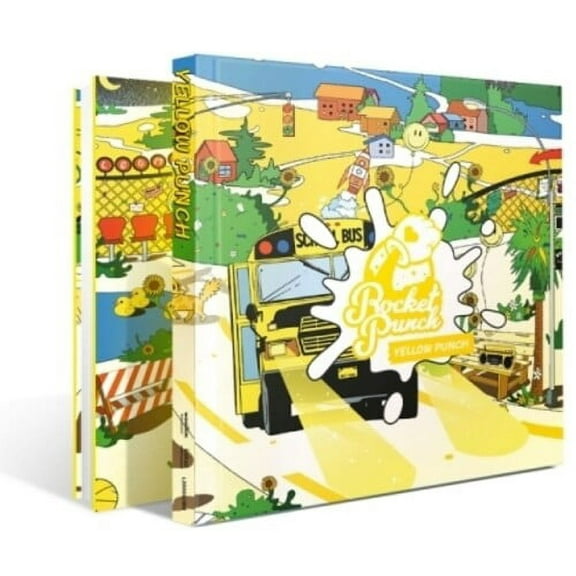 Rocket Punch - Yellow Punch (incl. 80pg Booklet, 2 Photocards, Poster, Sticker   Accordion Book) - Music & Performance - CD