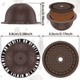 thumbnail image 2 of 5Pcs Reusable Vertuo Pods for Nespresso Machine, Coffee Capsule with 2 Silicone Lids 1 Spoon and Brush, (150Ml), 2 of 5