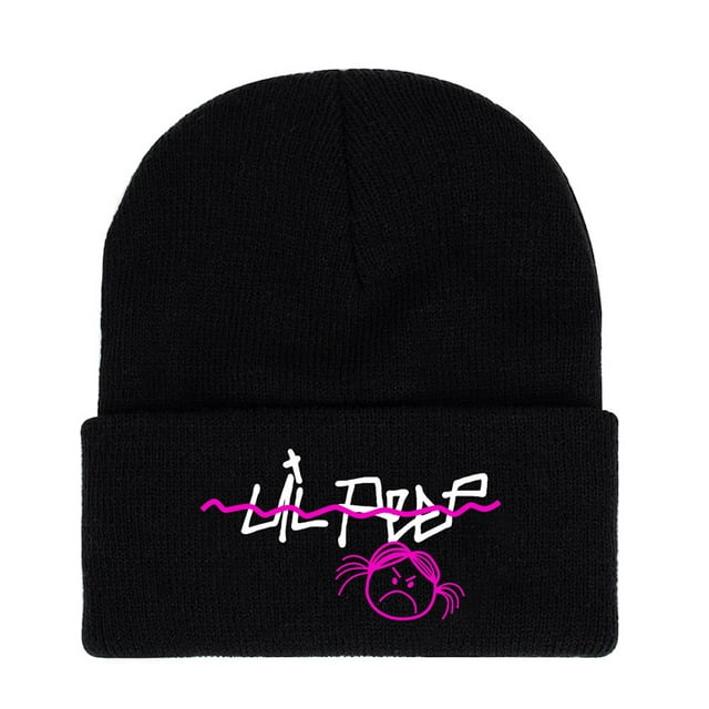 Gorro de punto Love Lils Peeps Anime Winter Beanie de fibra acrílica
