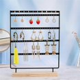 thumbnail image 3 of 1 Piece Simple 5-Layer Black 100-Hole Jewelry Rack Jewelry Storage Jewelry Rack Dressing Table Jewelry Display, 3 of 5