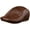 # 1, variant on Men Spring Winter Leather Newsboy Hat Flat Beret Cap Vintage Ivy Hat Cabby Hats Hunting Cap