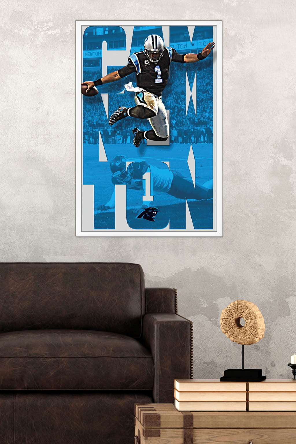 Carolina Panthers Cam Newton Poster 24x36 inch Banner Home Decor Art 