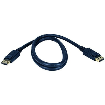 QVS 3' DisplayPort Male to Male A/V Cable, DP-03