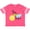 Football Pink and White, variant on Inktastic Big Sister- Sun and Rainbow Girls Toddler T-Shirt