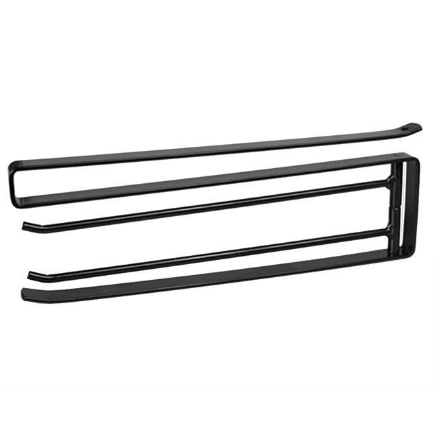 Estante colgante giratorio de 180 ° organizador multifuncional para almacenamiento de cocina y baño (negro)