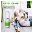 thumbnail image 4 of Bladeless Tower Fan and Air Purifier in One 32-Inch, HEPA-filter, 8-Speed, Oscillating, Control, 8H Sleep Timer, White(MT1005), 4 of 6