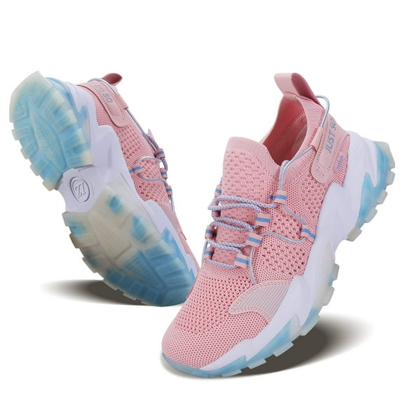 MAYZERO Women Walking Shoes Non Slip Running Athletic Lace up Tennis Fashion Sneakers
