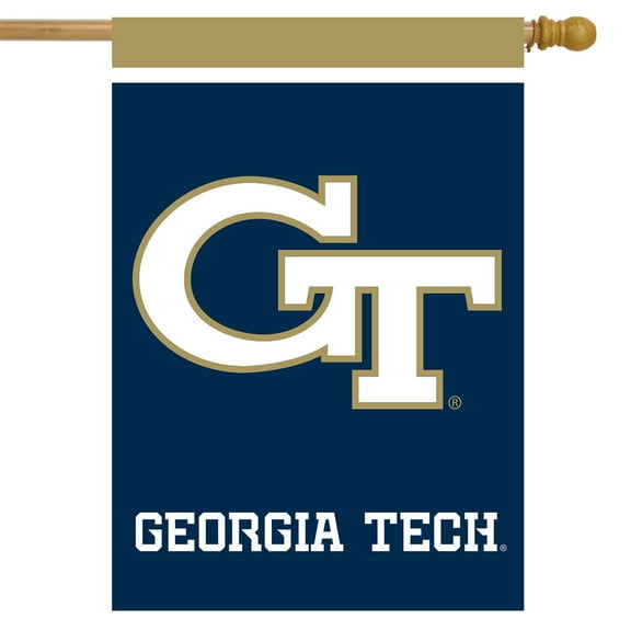 Sparo Georgia Tech Yellow Jackets NCAA Licensed House Flag