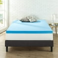 thumbnail image 2 of Zinus 3" Green Tea Cooling Gel Memory Foam Mattress Topper, Full, 2 of 7