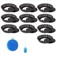 thumbnail image 2 of 20X Molde para Tartas, Moldes para Tartas de 4 Pulgadas, Molde para Tartas de Acero Al Carbono con Base Suelta Extraíble Antiadherente, Fácil de Operar y Limpiar, 2 of 5