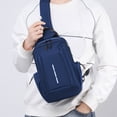 thumbnail image 1 of Ganfancp Pecho Bolsa Feeling Viaje Crossbody Nylon Hombro Bolsa Tendencia Pecho Bolsa Ofertas Del Día Mochila X 1, 1 of 6