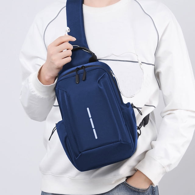Ganfancp Pecho Bolsa Feeling Viaje Crossbody Nylon Hombro Bolsa Tendencia Pecho Bolsa Ofertas Del Día Mochila X 1
