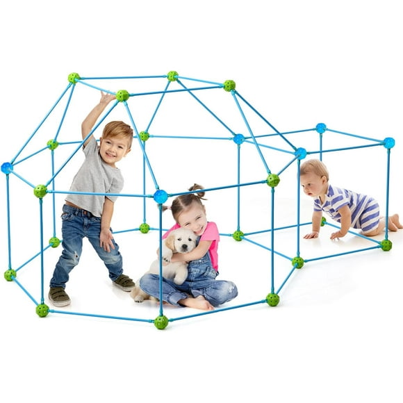 1PCS Kids Fort Building Kit, Fort construction toys Educational Toys Construction Kit for Boys and Girls, DIY Build Making Kits Toys Indoor & Outdoo