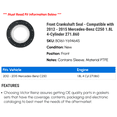 thumbnail image 2 of Front Crankshaft Seal - Compatible with 2012 - 2015 Mercedes-Benz C250 1.8L 4-Cylinder 271.860 2013 2014, 2 of 2
