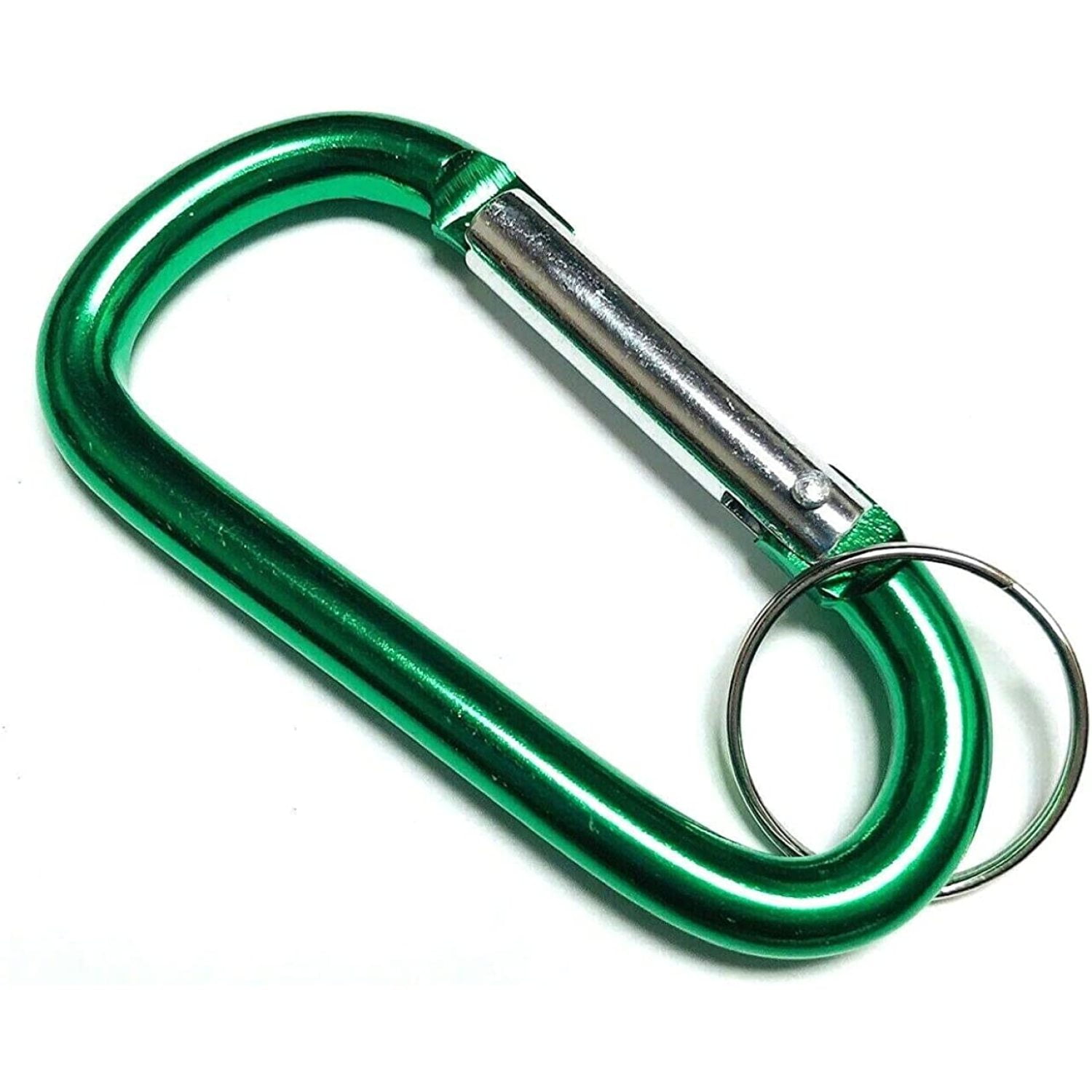 Random Color Carabiner Aluminum Alloy Ring Key Chain Hook Spring Snap Clip  Hooks Keychain Climbing Equipment Random Color
