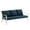 Navy, variant on Afuera Living Steel White and Navy Sofa Rectangular Weather-Resistant 79" Unassembled