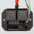 thumbnail image 4 of Digital Radiator Fans Controller Swith 12V 0444 Adjustable Temperature Range Digital Electric Thermatic Fan Switch Kit,1 * Digital Thermatic Fan Switch Kit, 4 of 5