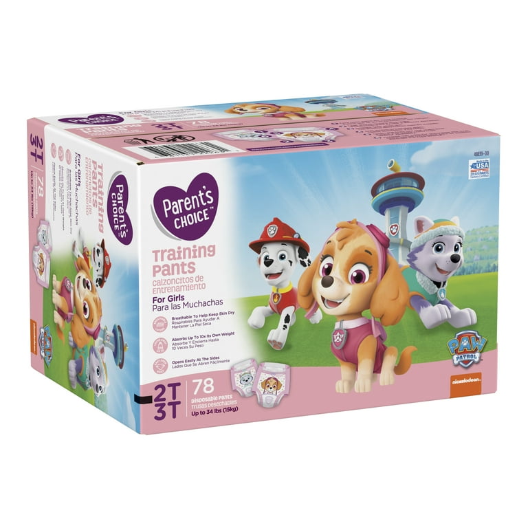 Parent's Choice Training Pants Girls, 3T4T (21 Count)