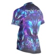 thumbnail image 3 of joogoo Cool Wolf Face Pattern Men's Cycling Jerseys Mountain Bike Short Sleeve Tops S, 3 of 7