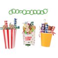 thumbnail image 2 of Foraging Cup Bird Toy, Boredom Relief Colorful  Shredding Toy  For Lovebirds For Cockatiels, 2 of 8