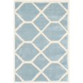 thumbnail image 1 of SAFAVIEH Chatham Collection 6' x 9' Blue/Ivory CHT755B Handmade Geometric Premium Wool Area Rug, 1 of 10