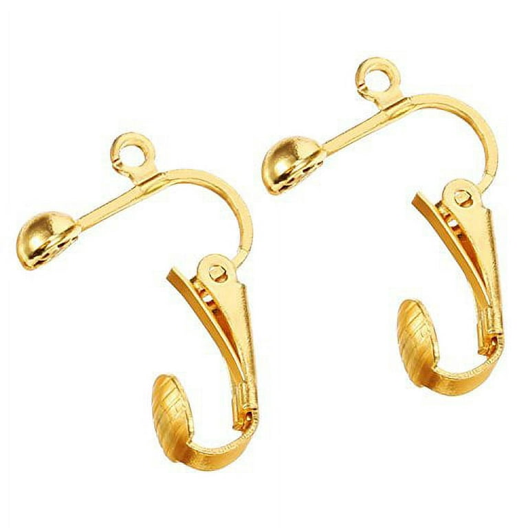 Hoop Earrings Clip On Earring Converter Non Pierced Clips Components  Findings With Easy Open Loop For Jewellery Making From Timeshopp, $14.6