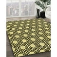 thumbnail image 3 of Ahgly Company Machine Washable Indoor Square Transitional Chocolate Brown Area Rugs, 5' Square, 3 of 7