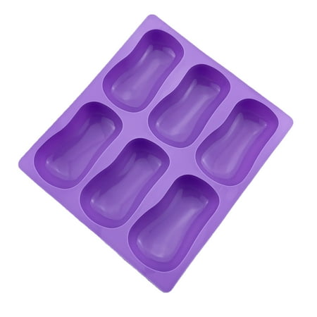 

Hfyihgf DIY Silicone 6 Multifunctional Soap Mould Silicone Cake Baking Mould